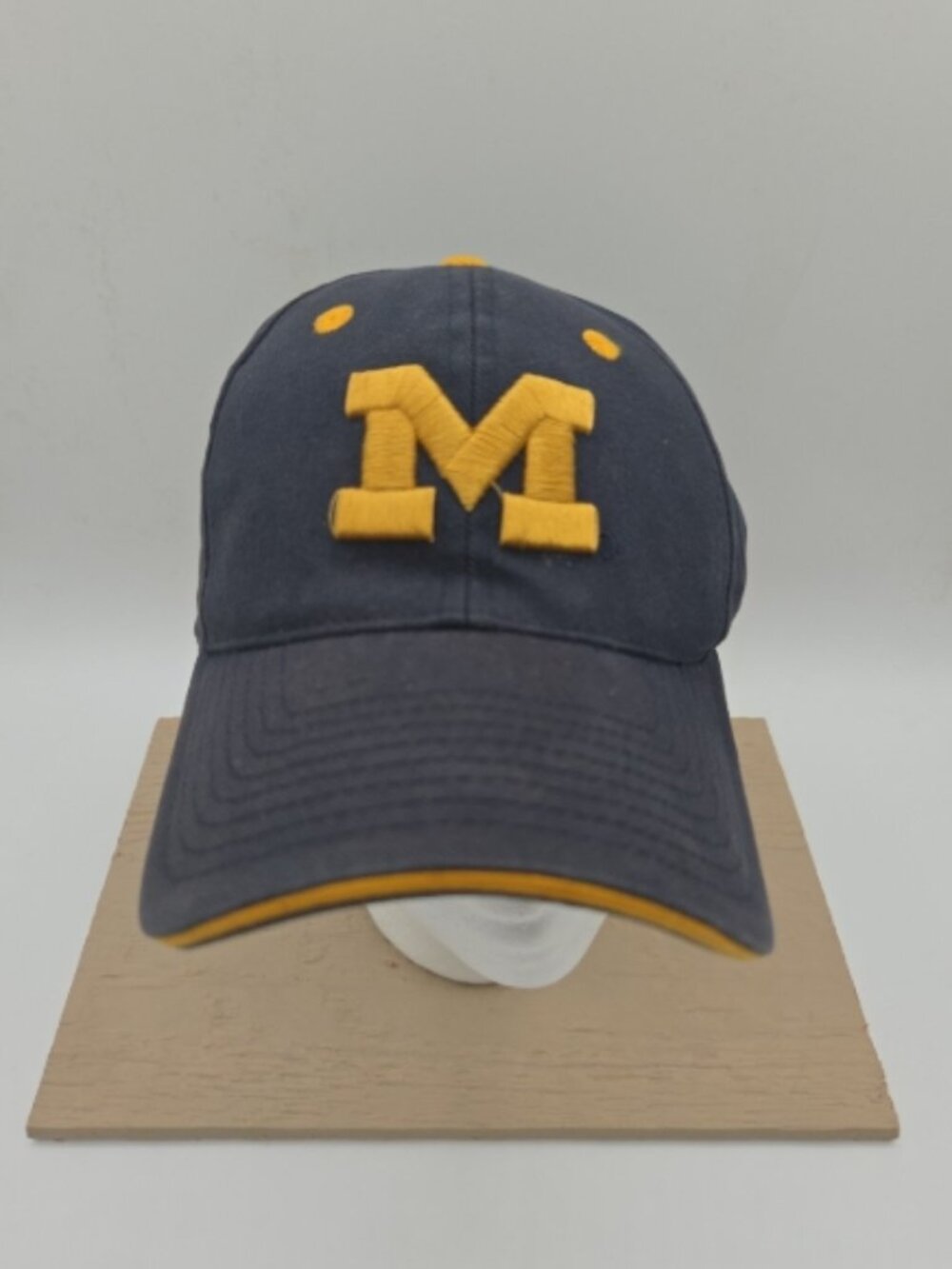 Starter Michigan Wolverines Fitted Hat Maze Blue NCAA 6 3/4